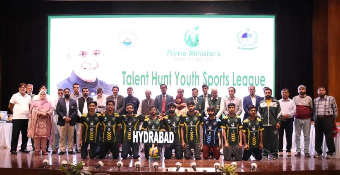 Sindh Girls and Boys Hockey and Volleyball Leagues in connection with "Talent Hunt Youth Sports League" under the Prime Minister Youth Program are officially starting from June 21 in Karachi. The grand opening ceremony of the league was held at N-E-D University.